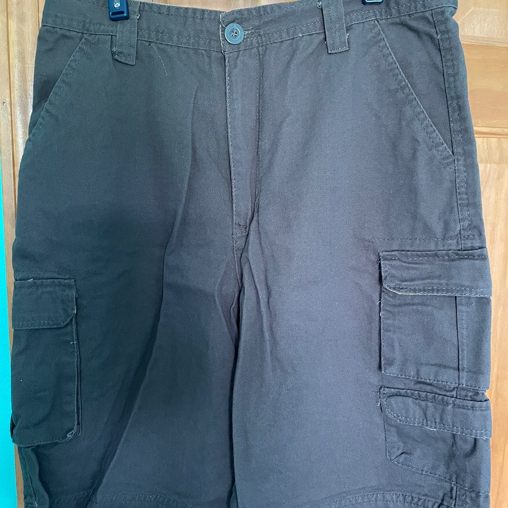 Men's Brown Cargo Shorts